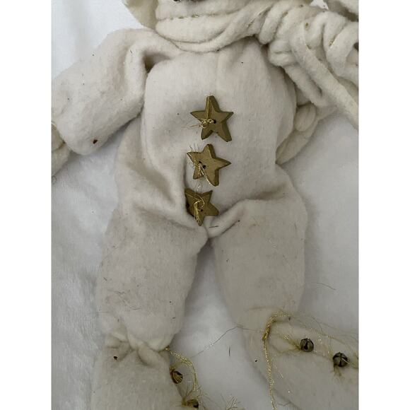 Christmas Snowman Bendable Scarf Cream 14" Plush ⛄️🧣 🎄 - Picture 5 of 13